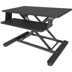 Elevar Maxishift-E Electric Lift Desk Top Sit Stand Unit Black