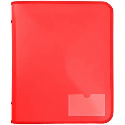 Marbig Zipper Binder A4 Tech Case 25Mm 2D Red