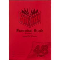 Spirax Exercise Book P100 A4 48 Page 8mm Ruled 