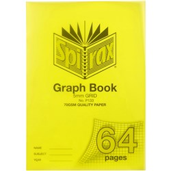 Spirax Grid Book P133 A4 64 Page 5mm Ruled 