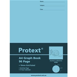 Protext Graph Book A4 10Mm 96 Pages