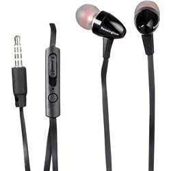 Kensington Stero Earphones With Microphone And Volume