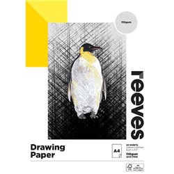 Reeves Drawing Pad A4 110gsm 50 Sheets 50 Sheets