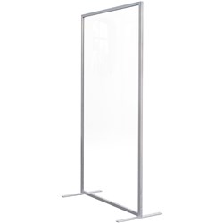 Visionchart Wave Screen Guard Straight Edge 1800Hx800Mmw Clear