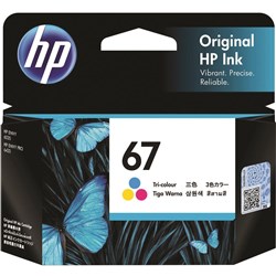 Hp 67 3Ym55Aa Ink Cartridge Tri Colour