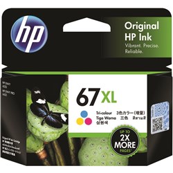 Hp 67Xl 3Ym58Aa Ink Cartridge High Yield Tri Colour