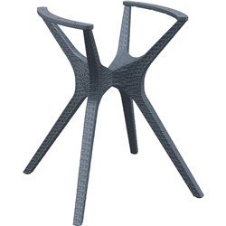 Ibiza Indoor Outdoor Small Table Base To Suit Tops From 700W To 900Wmm Anthracite