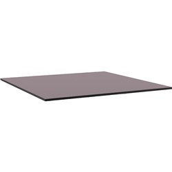 Ibiza Square Table Top Only 800Wx800Dmm Compact Laminate Antracite