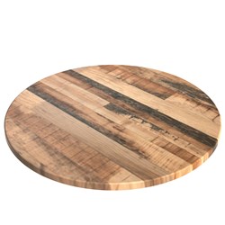 Round Table Top Only For Indoor Or Outdoor Use Size 600Dmm Rustic Kansas Finish