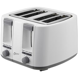 Nero 4 Slice Toaster Glossy White 