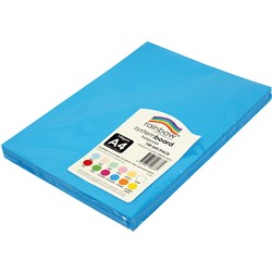 Rainbow System Board A4 150Gsm Turquoise 100 Sheets