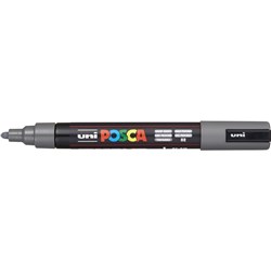 Uni Posca Poster Marker Pc-5M 2.5Mm Medium Bullet Deep Grey