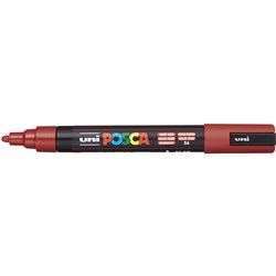 Uni Posca Poster Marker Pc-5M 2.5Mm Medium Bullet Ruby Red