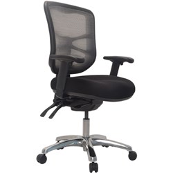 CHAIR BURO METRO MESH CLERICAL ALLOY BASE - WITH SEAT SLIDE