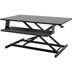 Elevar Maxishift Gas Lift Sit Stand Riser Desk 900X530Mm Black