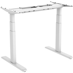 Ergovida Sit-Stand Desk White Straight Frame Only Electric H645-128Mmxw1000-170Mm