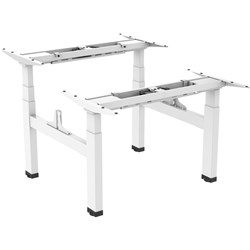 Ergovida Sit-Stand Desk Back To Back Electric Frame  Only 1280X700X570Mm White