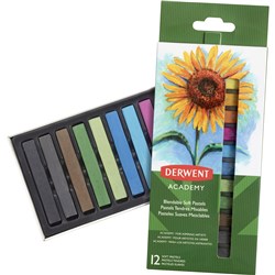 Acrylic Soft Pastels Pack 12 Assorted Colours Pack 12