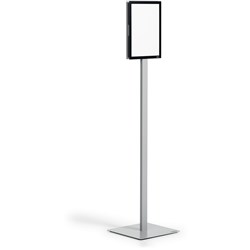 Durable Floorstand Info Stand Basic A4 Grey