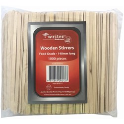 Writer Wooden Stirrers 140mm Pack of 1000