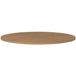 Om Premier Round Meeting  Table Top D900Mm Regal Walnut