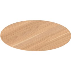 Om Premier Round Meeting  Table Top D900Mm Virginia Walnut