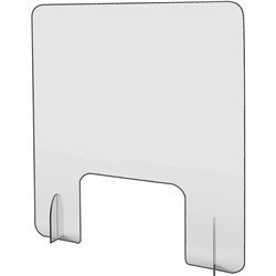Sylex Lookout Sneeze Guard 800W X 1000H Mm Clear