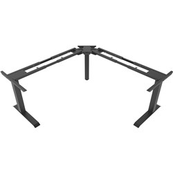 Elevar Vis-3000B Electric Desk Frame Triple Motor 150 Kg Black