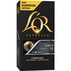 L'Or Espresso Onyx Coffee Capsule Box Of 100