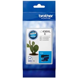 Brother Lc-436Xlc Ink Cartridge Cyan