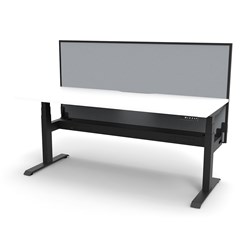 Rapidline B+1Pwsct1875 Nw/Bl Boost+ Single Workstation Natural White Top Black Base