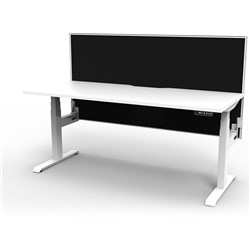 Rapidline B+1Pws1275 Nw/Ws Boost+ Single Workstation Natural White Top White Base