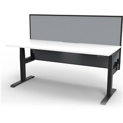 Rapidline B+1Pws1575 Nw/Bl Boost+ Single Workstation Natural White Top Black Base