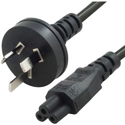 8Ware Clover Leaf Au Power Cable 2M Black