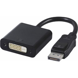 Astrotek Display Port Dp To Dvi Adapter Male To Female 15Cm Black