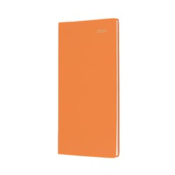 Collins Belmont Colours Diary B6/7 Slimline Week to View (Po Orange