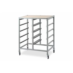 Visionchart Creative Kids Mobile Storage Trolley Only 740Wx440Dx920Mmh 10 Bay Grey