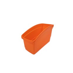 Visionchart Creative Kids Plastic Book Tub 145W X 300D X 190Mmh Orange