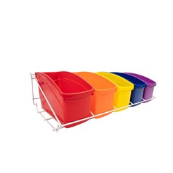 Visionchart Creative Kids Book Tub Storage Frame Only 700W X 280D X 170Mmh White