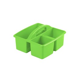 Visionchart Creative Kids Small Plastic Storage Caddy 235Wx227Dx123Mmh Lime Green