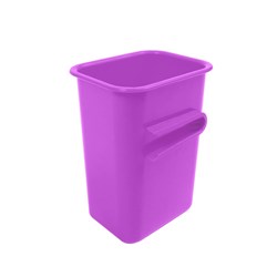 Visionchart Creative Kids Plastic Connector Tub 85W X 65D X 115Mmh Purple