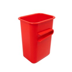 Visionchart Creative Kids Plastic Connector Tub 85W X 65D X 115Mmh Red