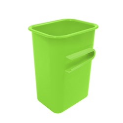 Visionchart Creative Kids Plastic Connector Tub 85W X 65D X 115Mmh Lime Green