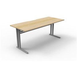 Rapidline Workstation C Leg 1200Wx700Dx730Mmh Natural Oak