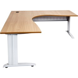 Rapidline Span Corner  Workstation 1500Wx1500Mmw Beech & White
