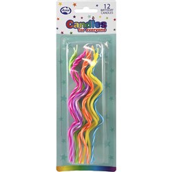 Alpen Candle Assorted Colours Pack Of 12