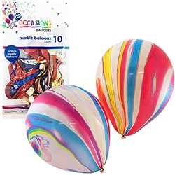 Alpen Balloons 28Cm Assorted Colours Pack Of 10
