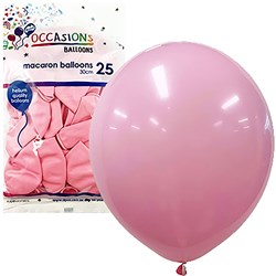 Alpen Balloons 30Cm Macaron Pastel Light Pink Pack Of 25