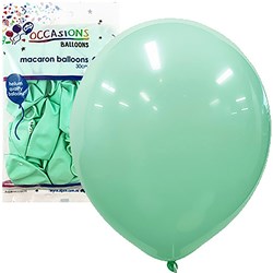 Alpen Balloons  30Cm Macaron Pastel Light Green Pack Of 25
