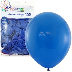 Alpen Balloons 30Cm Dark Blue Pack Of 100